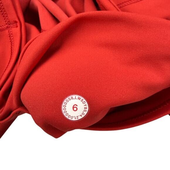 LULULEMON Team Canada Fast and Free High-Rise Tight 28" Red Size 6 - Picture 7 of 7
